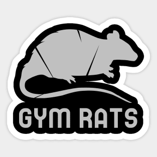 Gym Rats - Funny Fitness Design Sticker